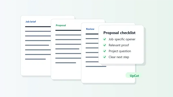 Learn how to write an Upwork proposal with a simple template, examples, and practical tips for writing client-focused cover letters.