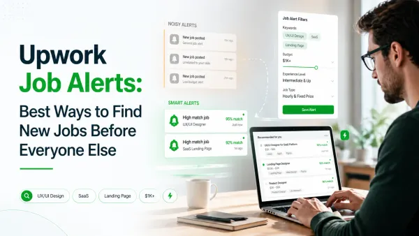 Learn how Upwork job alerts work, how to cut noisy notifications, and how to find relevant freelance jobs faster with better search filters.